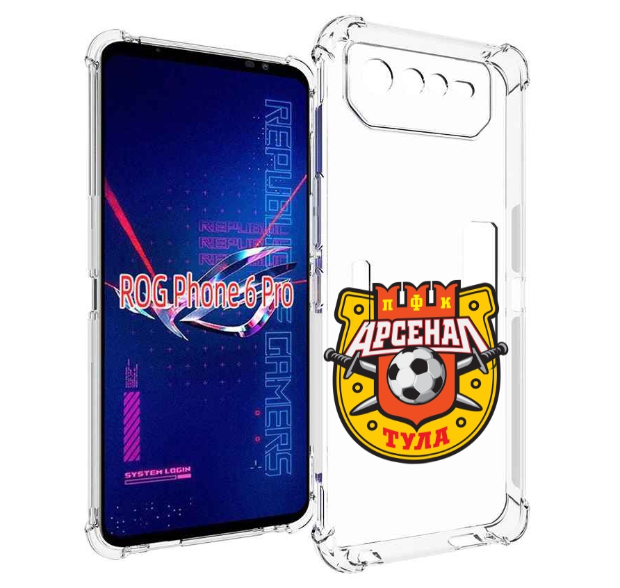 

Чехол MyPads фк-арсенал-тула-2 для Asus ROG Phone 6 Pro, Прозрачный, Tocco