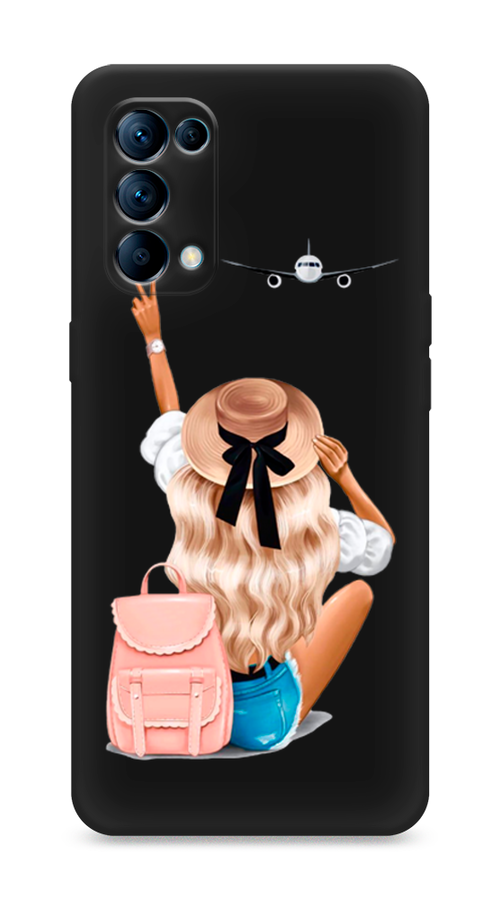 

Чехол Awog на Oppo Reno 5 "Автостопом самолетом", Разноцветный, 255252-1