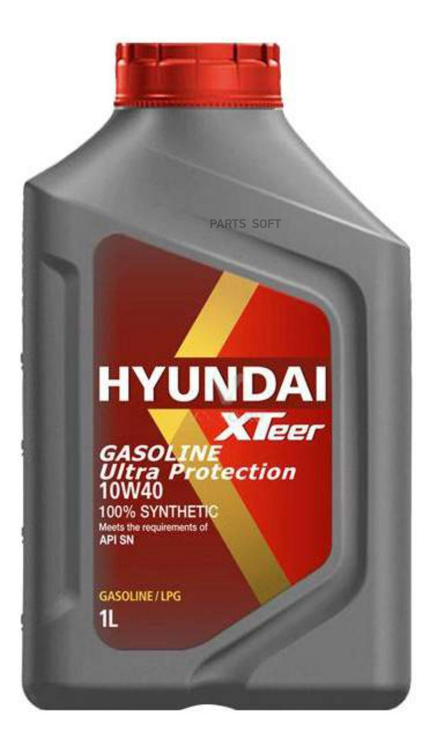 Масло моторное HYUNDAI XTeer Gasoline Ultra Protection 10W40 SN - 1 1шт