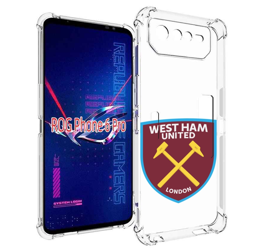 

Чехол MyPads фк-вест-хем-2 для Asus ROG Phone 6 Pro, Прозрачный, Tocco