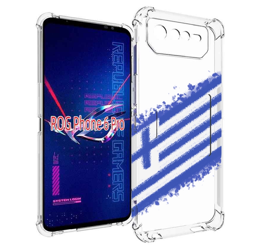 

Чехол MyPads флаг Греции для Asus ROG Phone 6 Pro, Прозрачный, Tocco