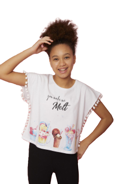 

Футболка для девочки Little Star Girls L11622Y2264, 9-10 лет, белый(доставка из-за рубежа)