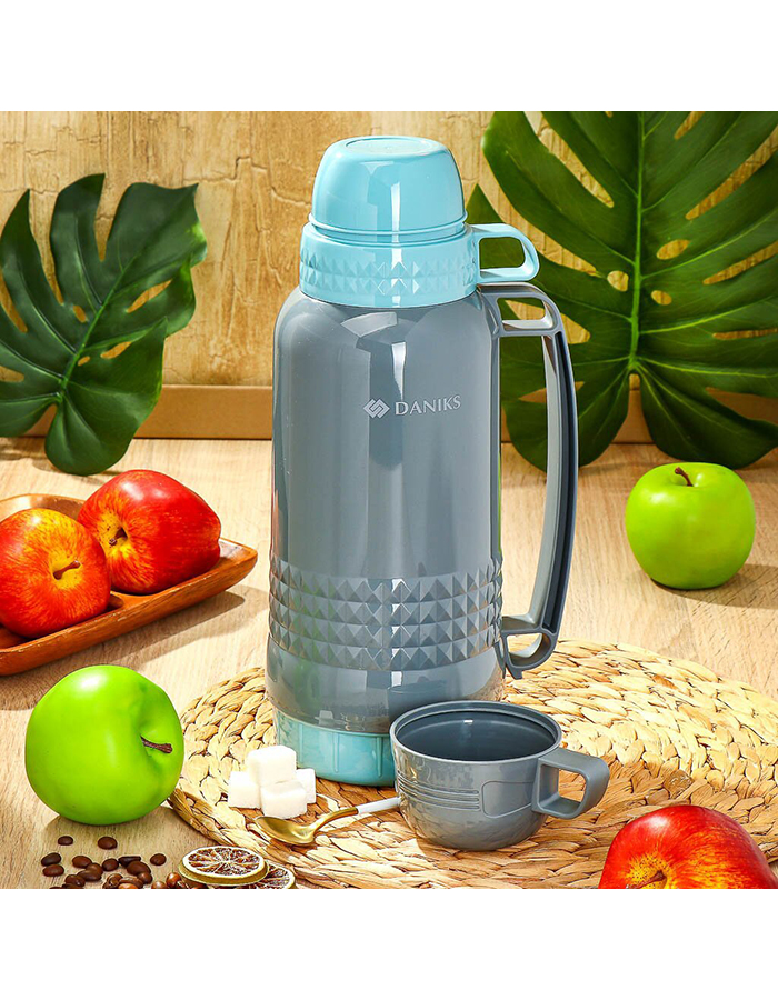 

Термос Daniks, пластик, 1800 мл, 430665]SCT, Зеленый