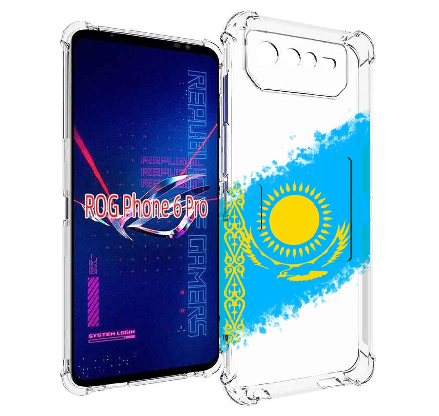 

Чехол MyPads флаг Казахстана для Asus ROG Phone 6 Pro, Прозрачный, Tocco