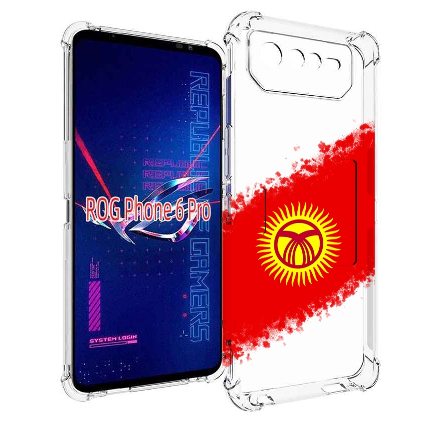 

Чехол MyPads флаг Киргизии для Asus ROG Phone 6 Pro, Прозрачный, Tocco
