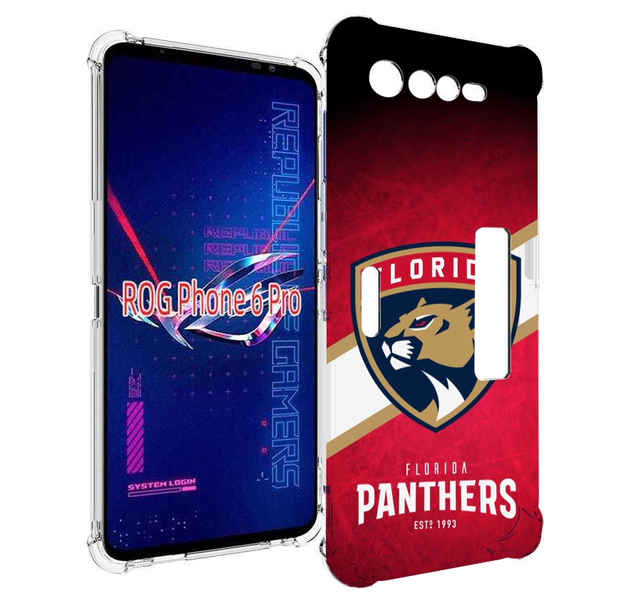 

Чехол MyPads флорида пантерс для Asus ROG Phone 6 Pro, Прозрачный, Tocco