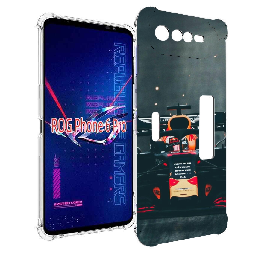 

Чехол MyPads формула 1 астон мартин для Asus ROG Phone 6 Pro, Прозрачный, Tocco