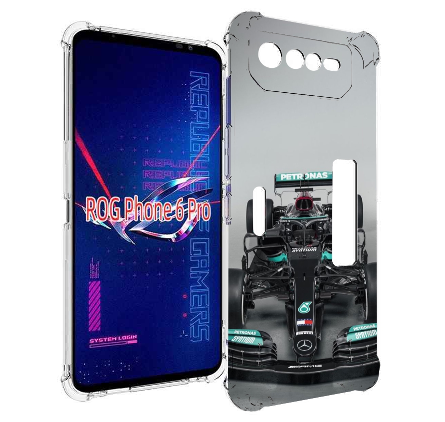 

Чехол MyPads формула 1 мерседес для Asus ROG Phone 6 Pro, Прозрачный, Tocco