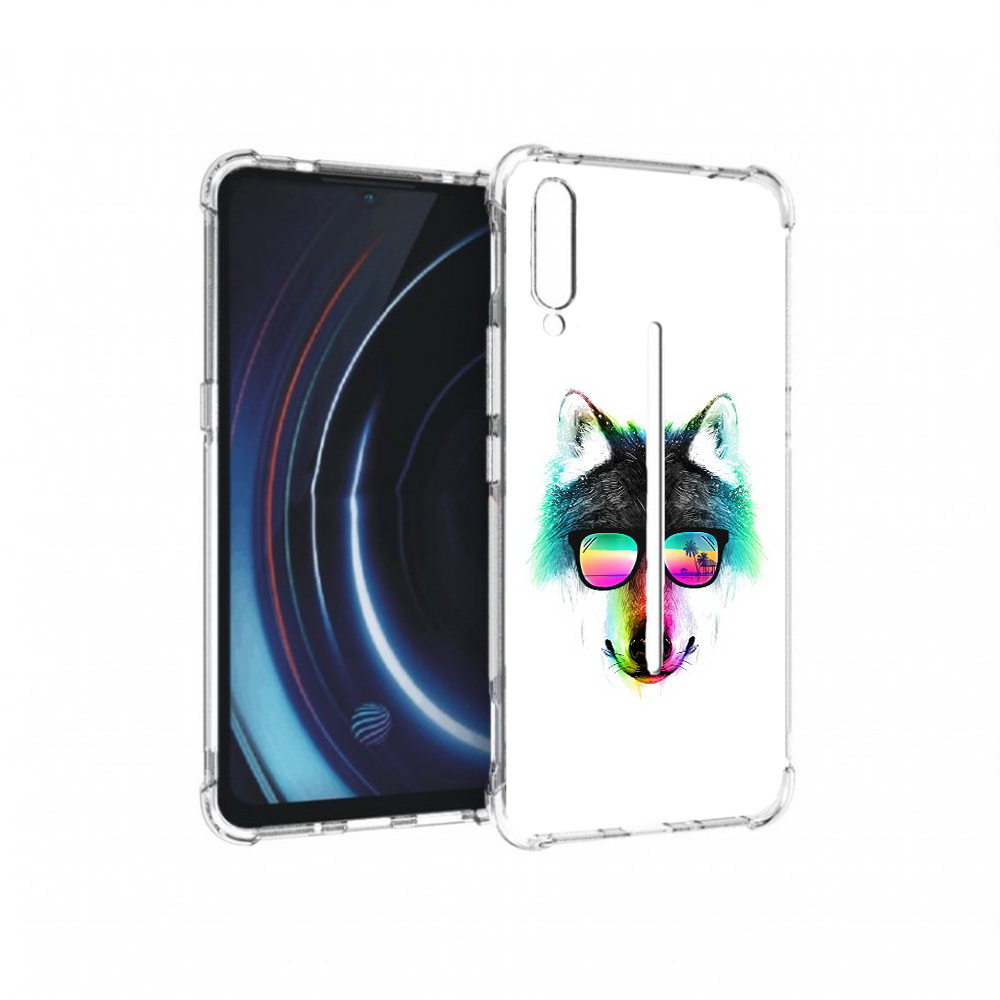 

Чехол MyPads Tocco для Vivo iQOO радужный волк (PT226955.389.567), Прозрачный, Tocco