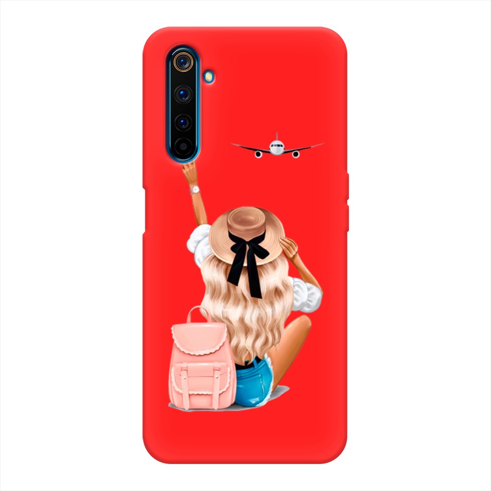 

Чехол Awog на Realme 6 Pro "Автостопом самолетом", Разноцветный, 252853-1
