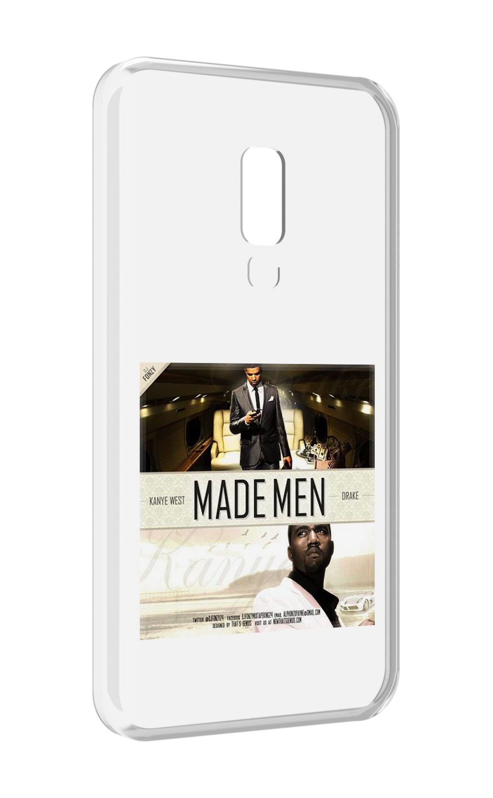 

Чехол MyPads Kanye West & Drake - Made Men для Meizu 15, Прозрачный, Tocco