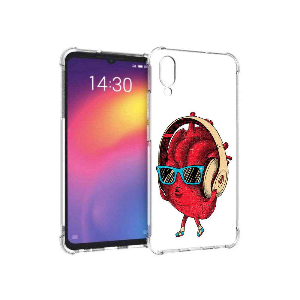 

Чехол MyPads Tocco для Meizu Note 9 слушай сердце (PT134513.88.609), Прозрачный, Tocco