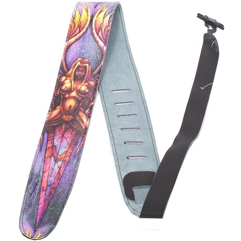

Ремень для гитары Perris P25TJ-629 TATTOO JOHNNY, Фиолетовый, P25TJ-629 TATTOO JOHNNY