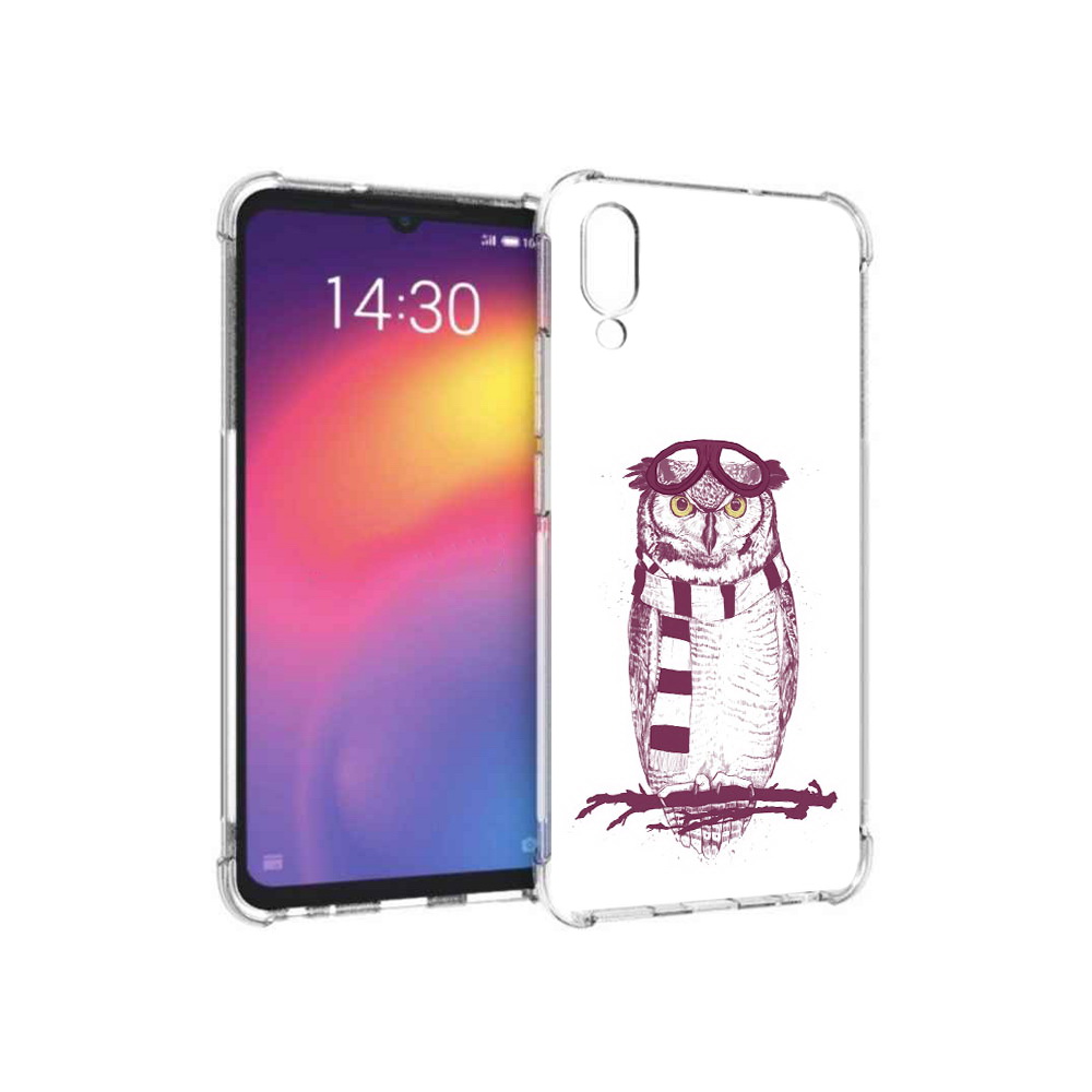 Чехол MyPads Tocco для Meizu Note 9 сова-летчик (PT134513.88.612)