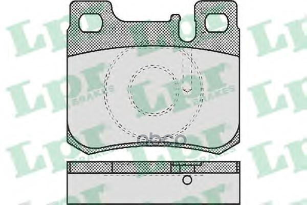 

Тормозные колодки Lpr 05P485