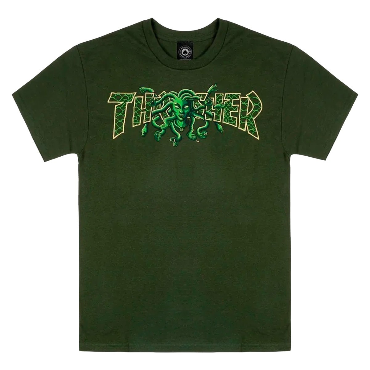 Футболка мужская Thrasher Medusa зеленая L