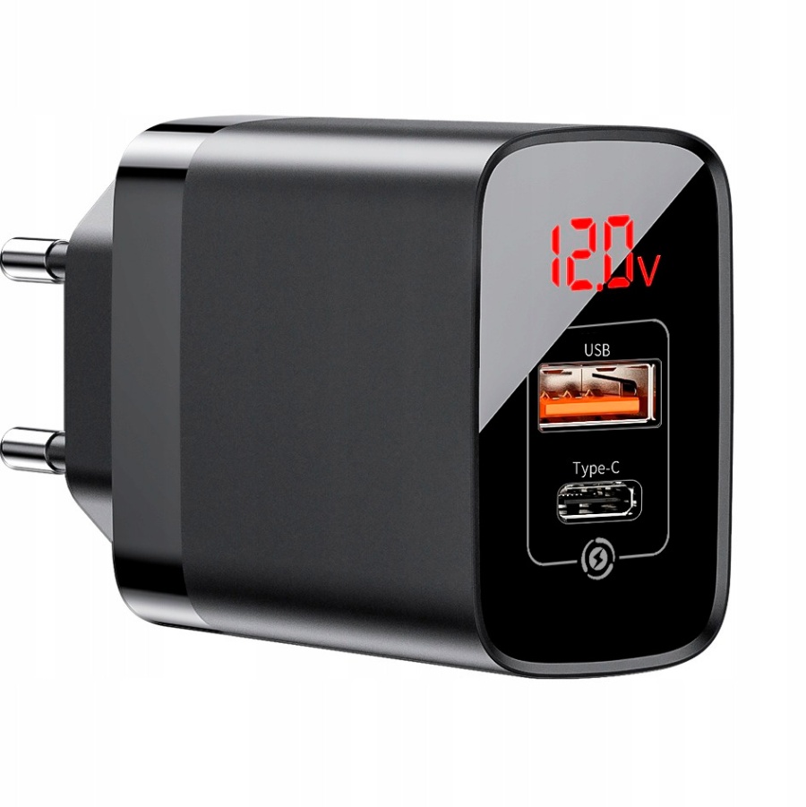 

Сетевое ЗУ PD 3.0+QC 3.0 USB+USB Type-C Baseus Mirror Lake PPS Travel Черное (CCJMHC-A01)