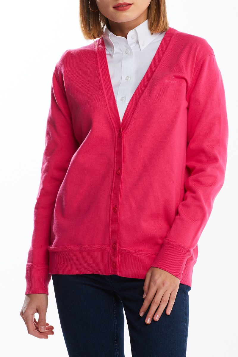 

Кардиган женский GANT 4801518 розовый XL, 4801518