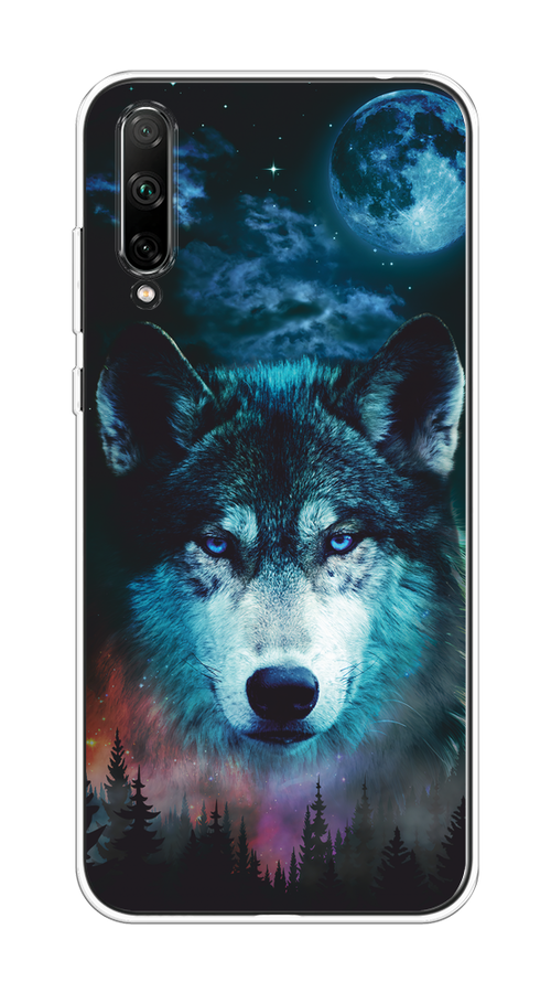 

Чехол на Honor 30i "Лунный волк", Бирюзовый;розовый;синий, 6104050-1