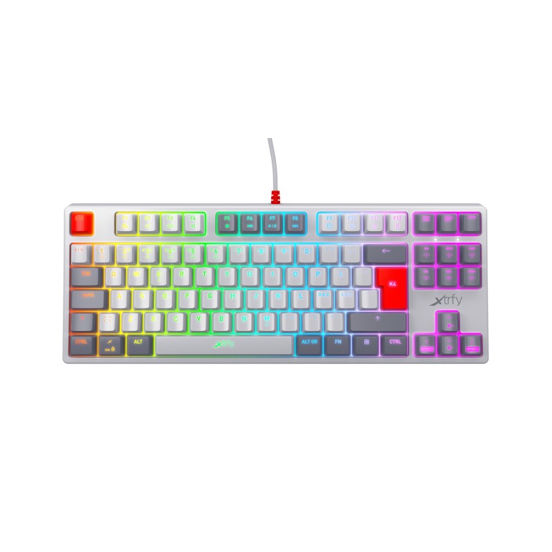 

Игровая клавиатура Xtrfy K4 RGB Tenkeyless RETRO Edition