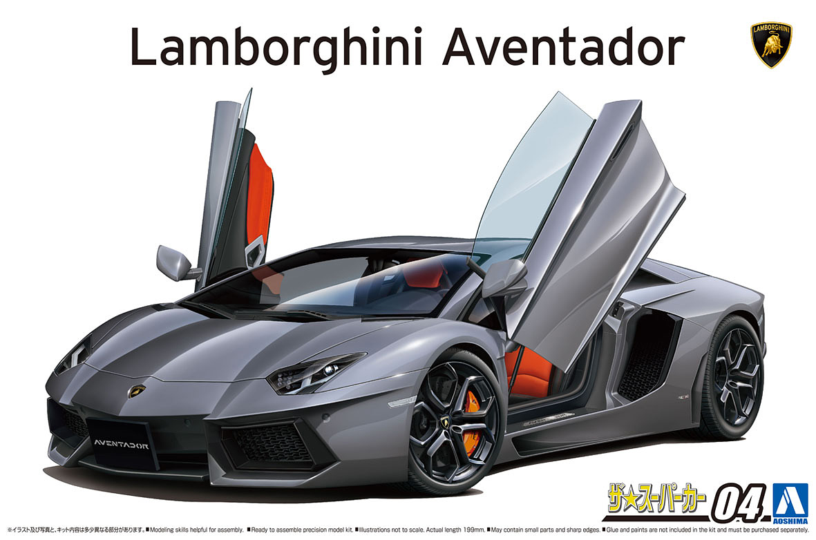 фото Сборная модель aoshima 1/24 lamborghini aventador lp700-4 11 05864