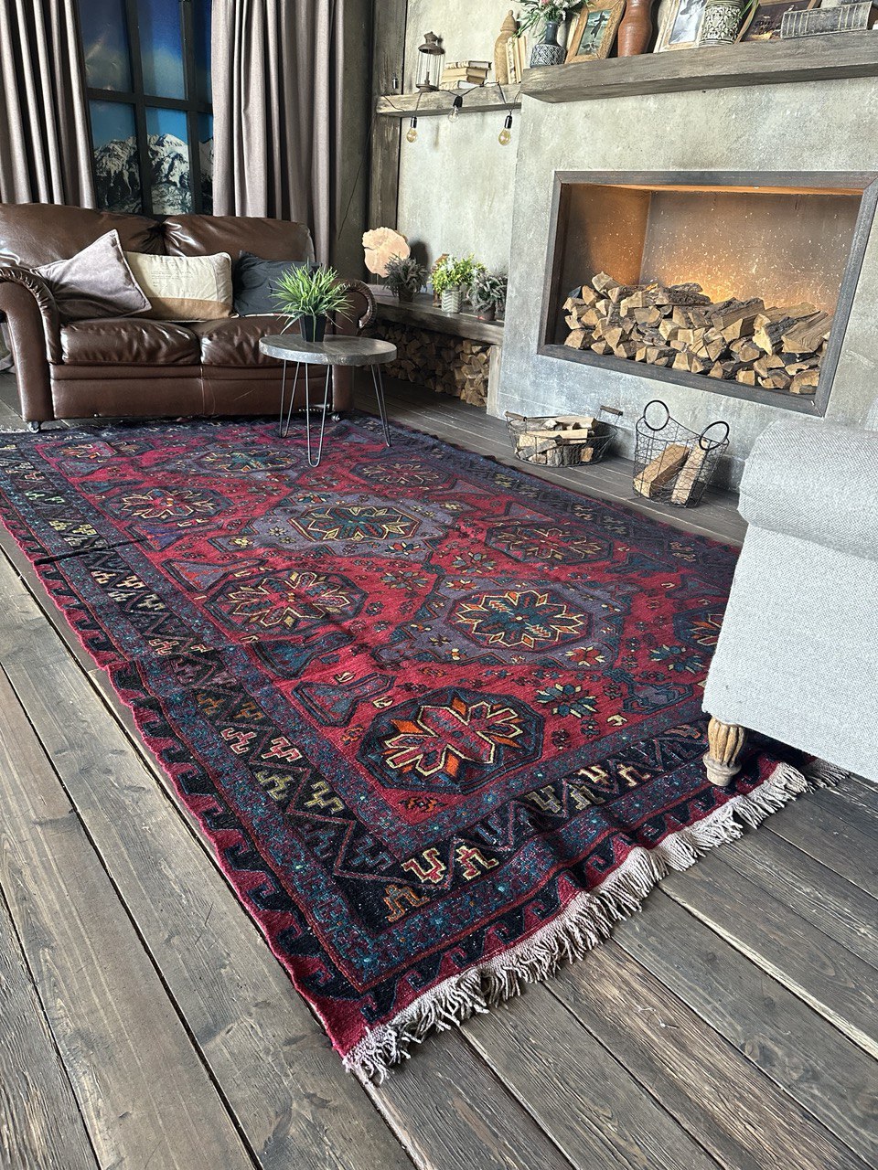 

Ковер the Rugs дагестанский винтажный S62, Дагестанский