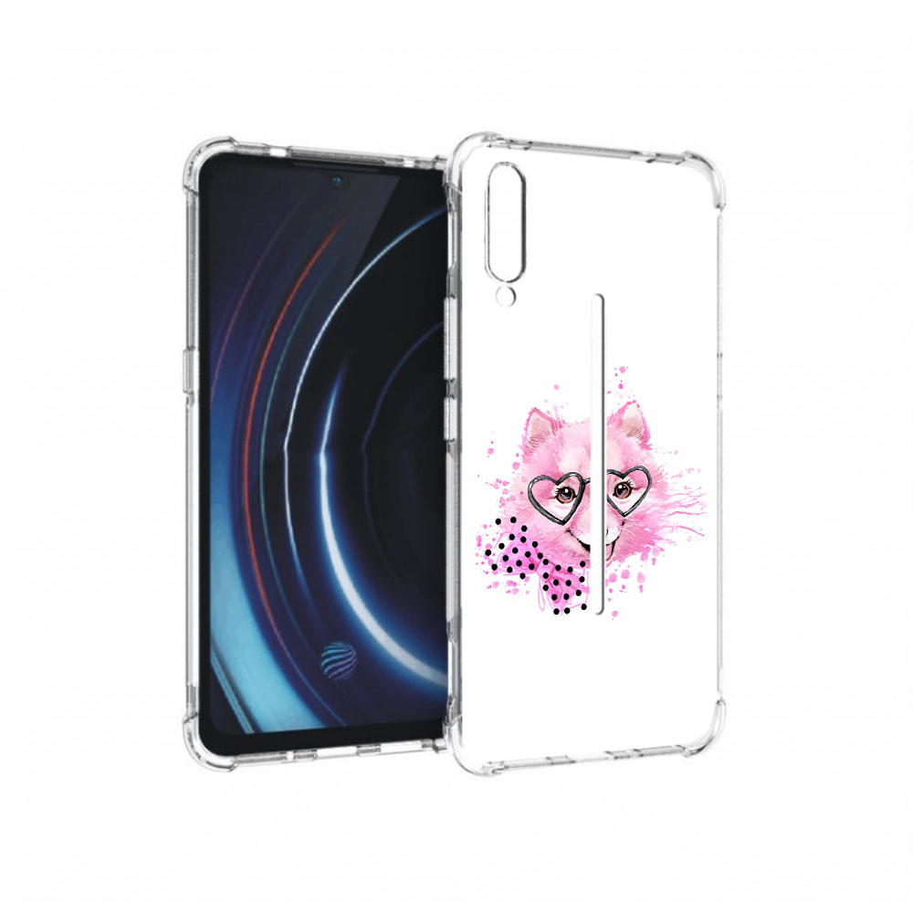 

Чехол MyPads Tocco для Vivo iQOO розовый волченок (PT226955.389.585), Прозрачный, Tocco