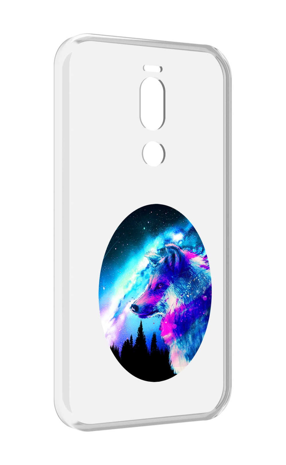 

Чехол Mypads Голубой Волк Для Meizu X8, Прозрачный, Tocco