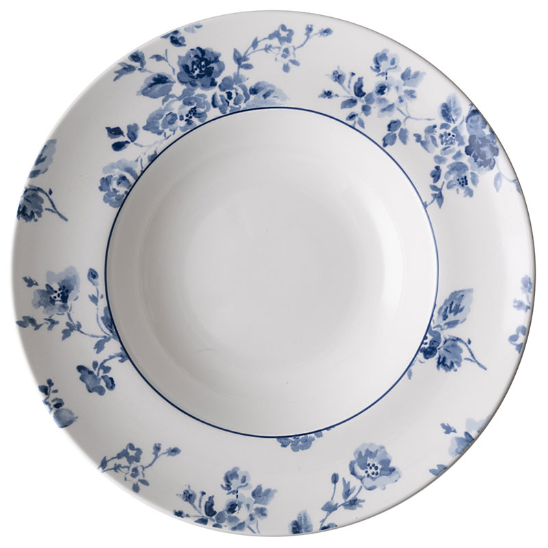 фото Тарелка для пасты laura ashley blueprint china rose