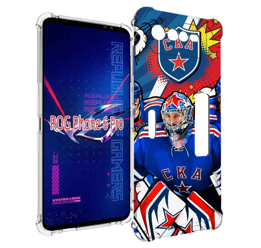 

Чехол MyPads хк ска спб мужской для Asus ROG Phone 6 Pro, Прозрачный, Tocco
