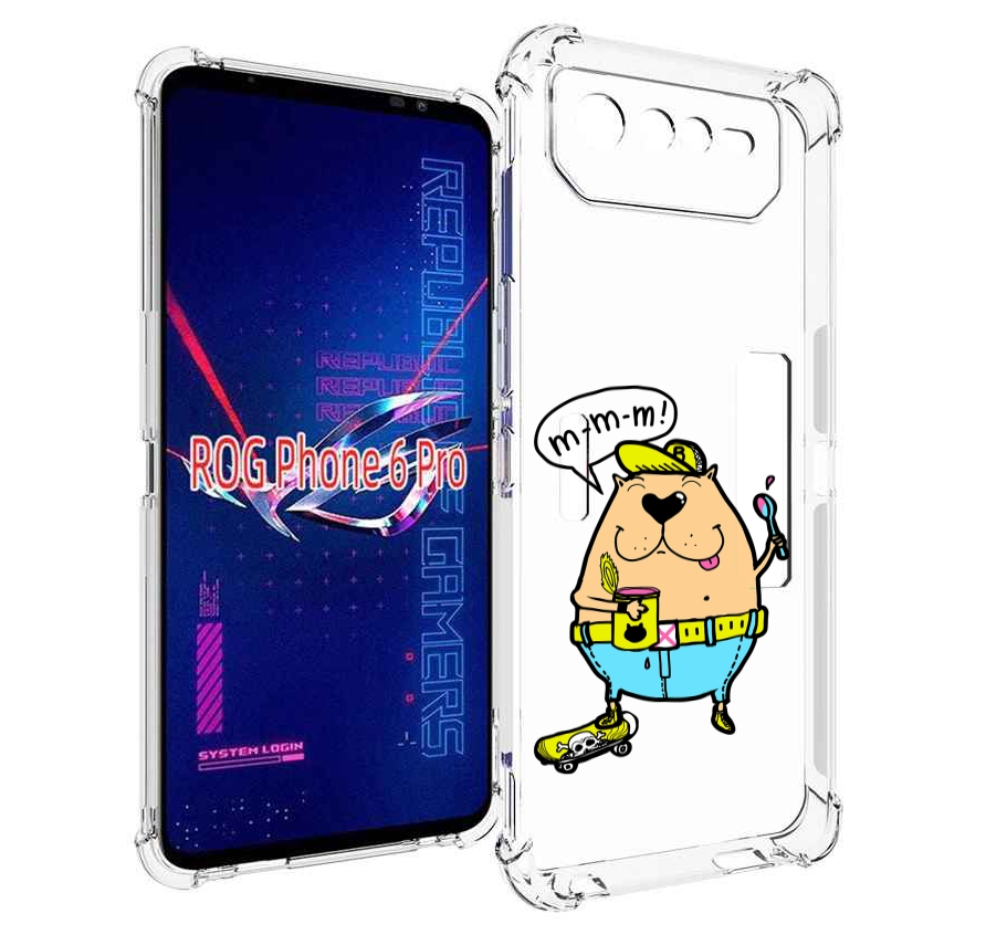 

Чехол MyPads Бобр для Asus ROG Phone 6 Pro, Прозрачный, Tocco