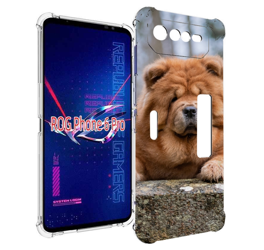 

Чехол MyPads чау чау для Asus ROG Phone 6 Pro, Прозрачный, Tocco