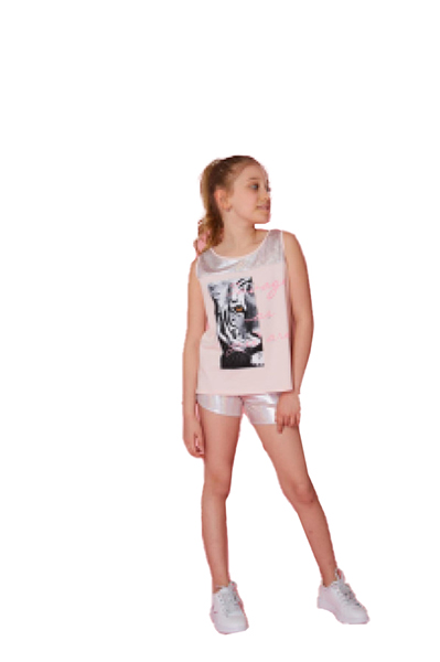 

Футболка для девочки Little Star Girls 1620-YX, 116-122, пудровый (доставка из-за рубежа)