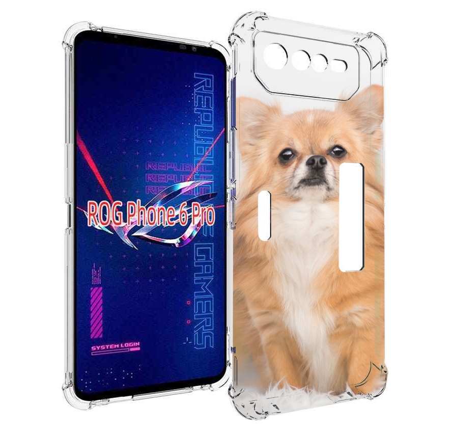 

Чехол MyPads чихуа хуа для Asus ROG Phone 6 Pro, Прозрачный, Tocco