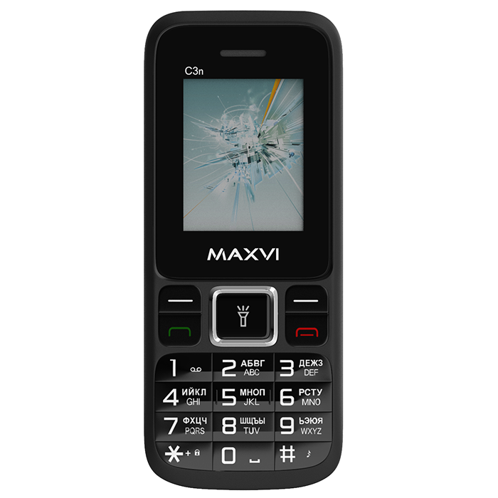 фото Сотовый телефон maxvi c3n black