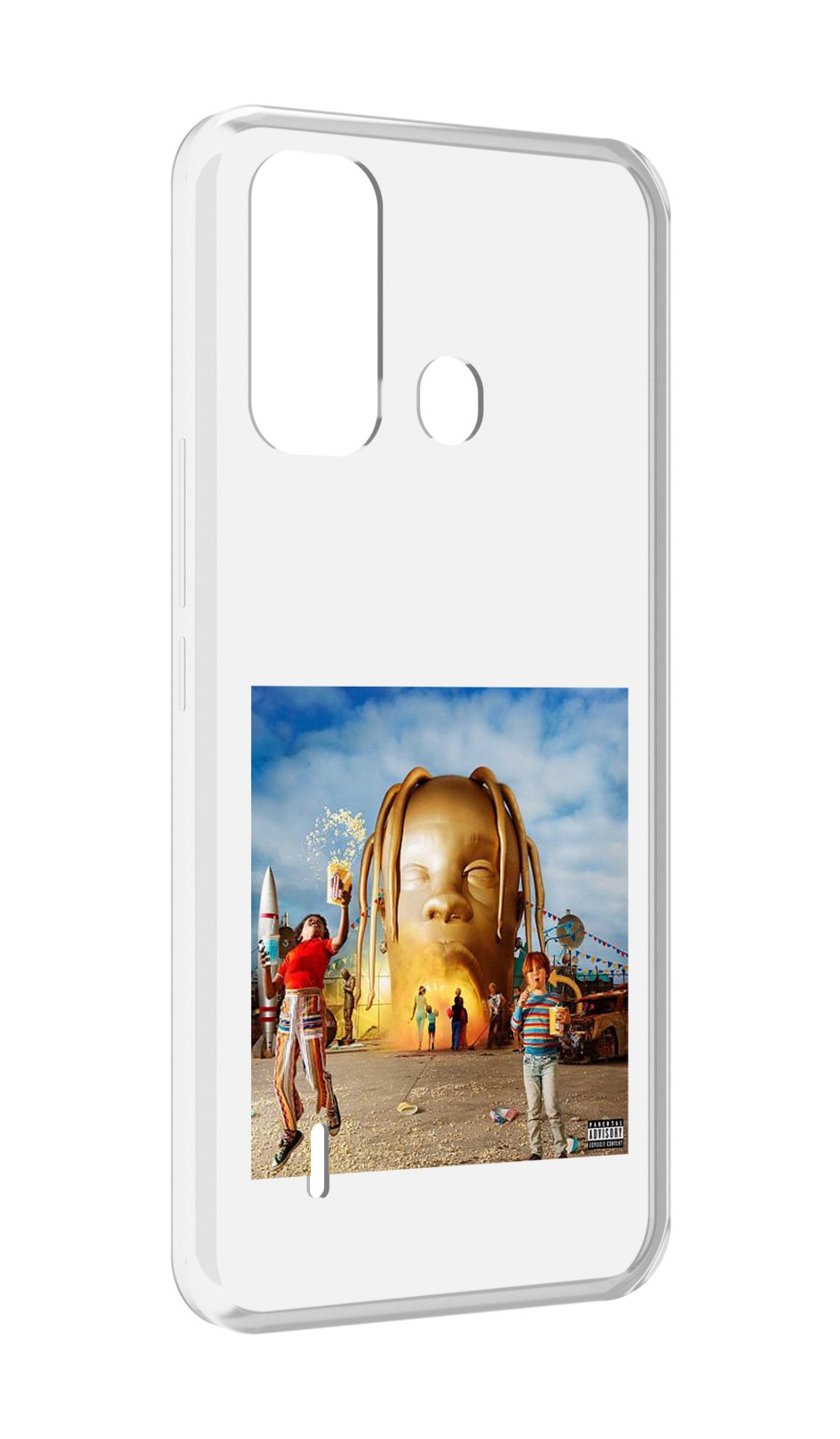 

Чехол MyPads Travis Scott - Astroworld для ITEL A49 / A58 / A58 Pro, Прозрачный, Tocco