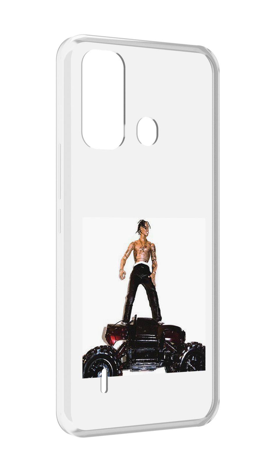 

Чехол MyPads Travis Scott - Rodeo для ITEL A49 / A58 / A58 Pro, Прозрачный, Tocco