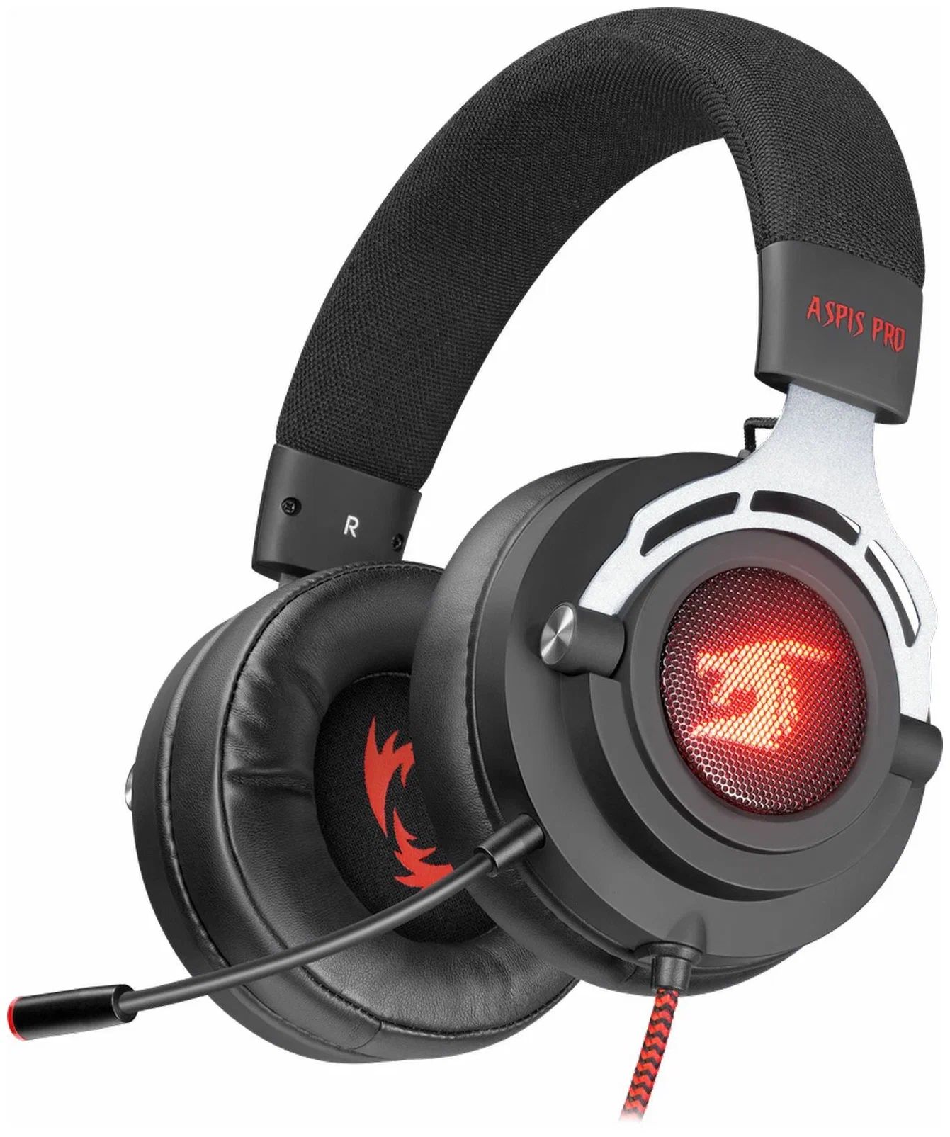 

Гарнитура игровая Defender Aspis Pro звук 7.1 /съемн. микр./подсв. корп/кабель2,0м
