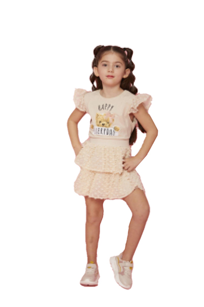 

Футболка для девочки Little Star Girls L11622Y2278, 7-8 л. пудровый(доставка из-за рубежа)