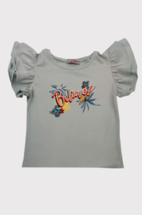 

Футболка для девочки Little Star Girls, 11-12 лет, ментоловый (доставка из-за рубежа)