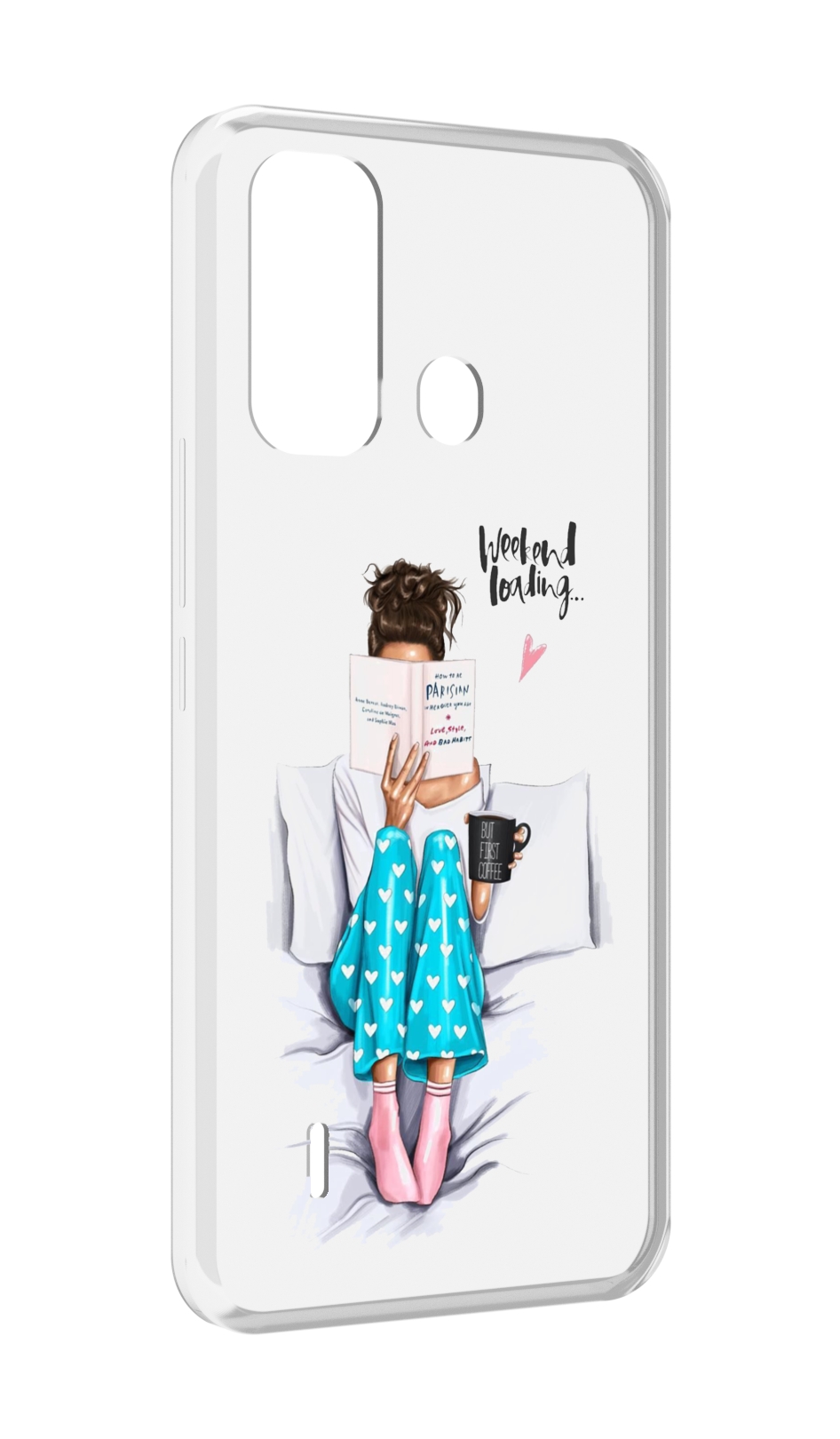 

Чехол MyPads Weekend-loading для ITEL A49 / A58 / A58 Pro, Прозрачный, Tocco