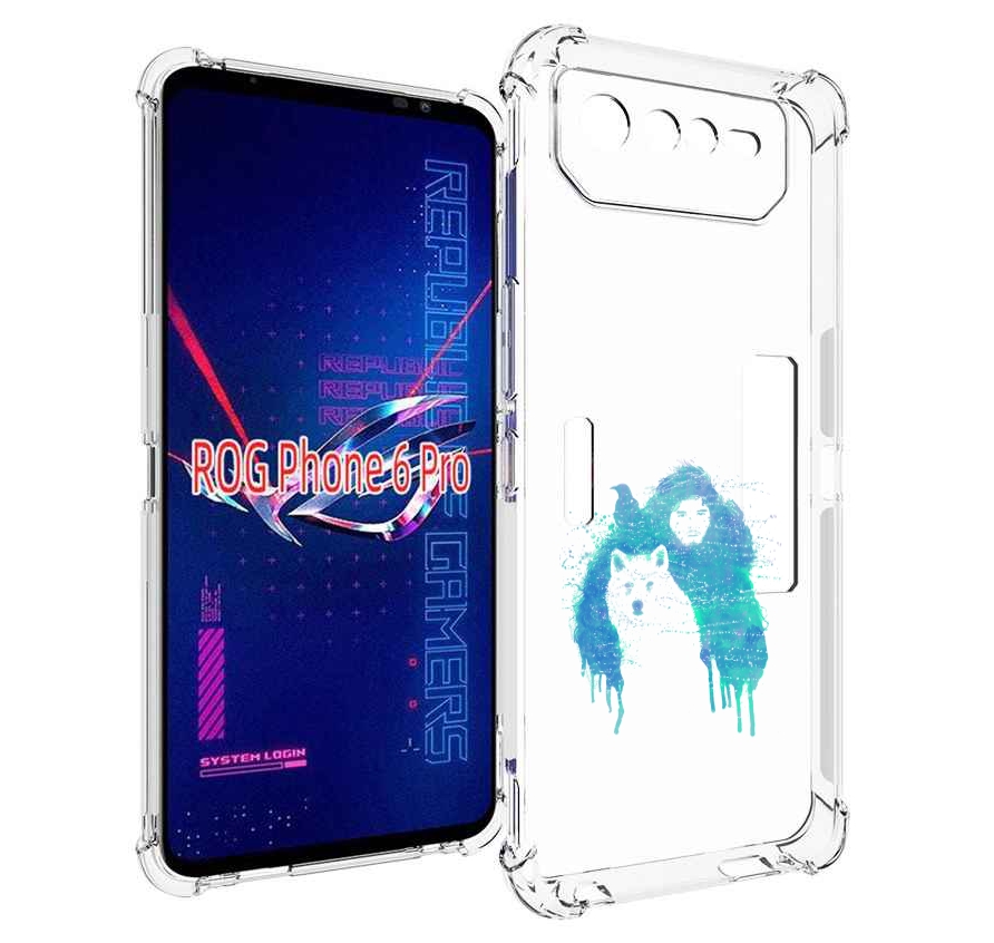 

Чехол MyPads джон сноу для Asus ROG Phone 6 Pro, Прозрачный, Tocco