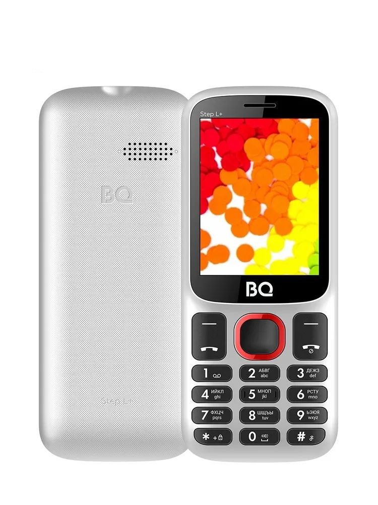 Сотовый телефон BQ M-2440 Step L+ White Red без камеры