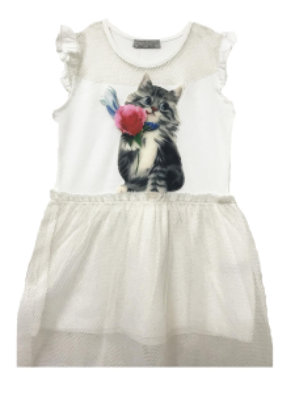 

Платье для девочки Little Star Girls B2026-YX, 116-122, экрю (доставка из-за рубежа)