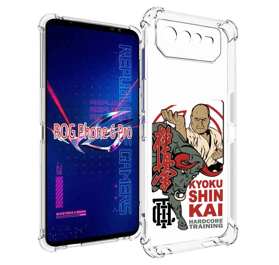 

Чехол MyPads единоборства рисунок для Asus ROG Phone 6 Pro, Прозрачный, Tocco