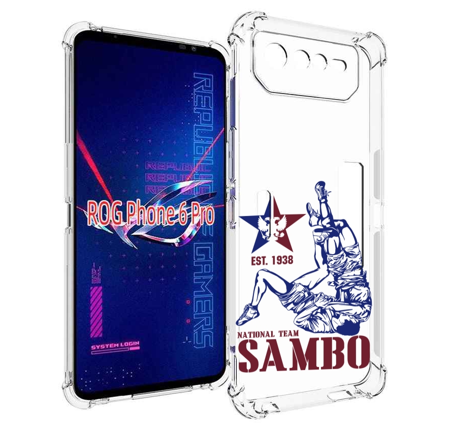 

Чехол MyPads единоборства самбо для Asus ROG Phone 6 Pro, Прозрачный, Tocco
