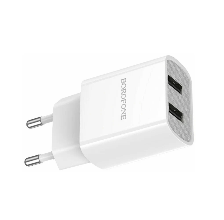 Сетевое зарядное устройство 2 USB 2100mAh BOROFONE BA53A Powerway dual port charger