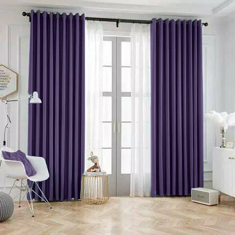 

Комплект Штор Sofa Home Блэкаут/ Blackout 600х225 см, Фиолетовый на люверсах, 751090008