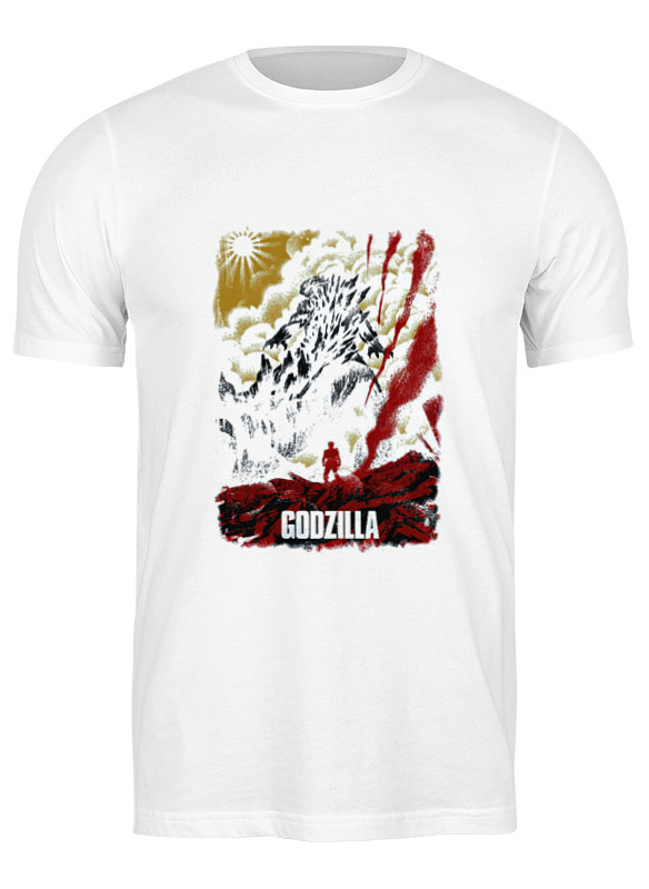 

Футболка мужская Printio Godzilla japan белая M, Белый, Godzilla japan