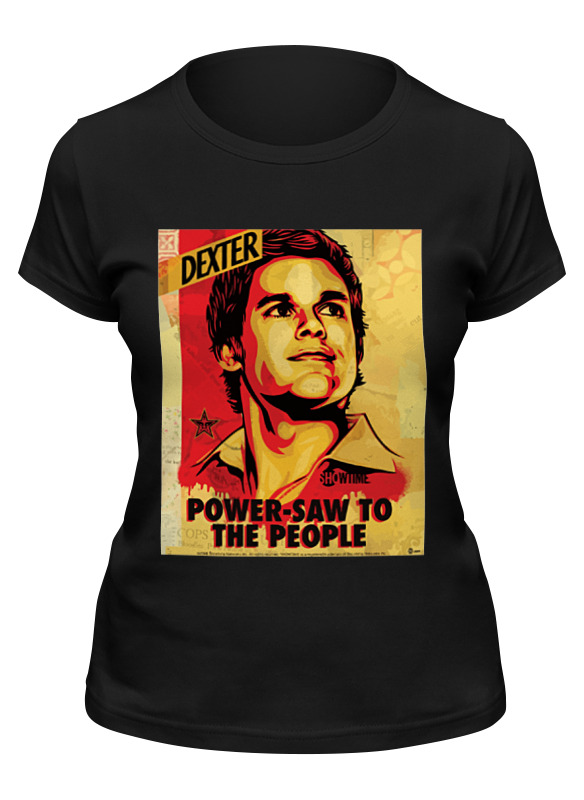 

Футболка женская Printio Dexter (декстер) черная XL, Черный, Dexter (декстер)